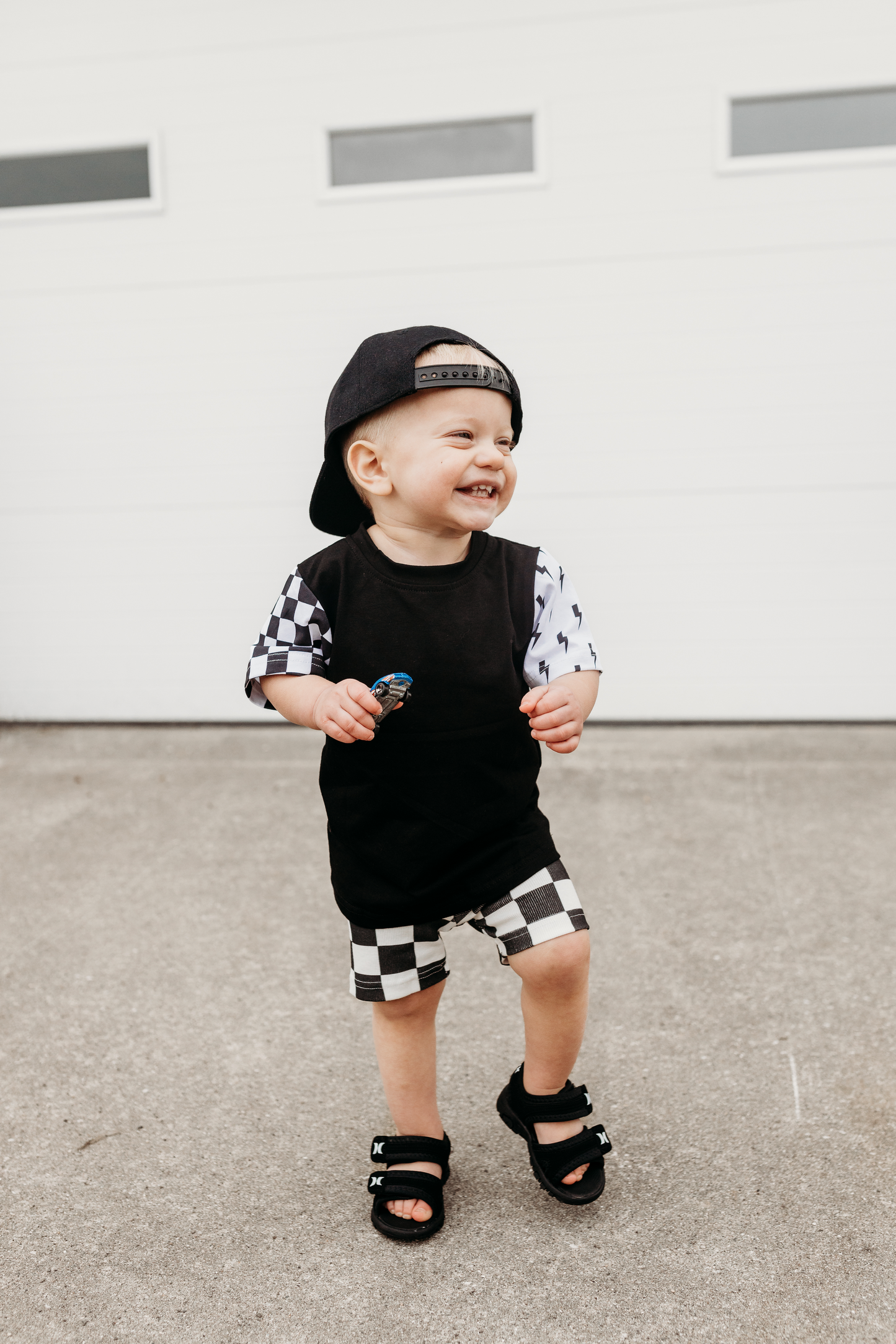 RAD • CHECKERED + BOLTS • TEE