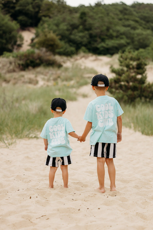 COOL KIDS CLUB • MINT ACID WASH TEE