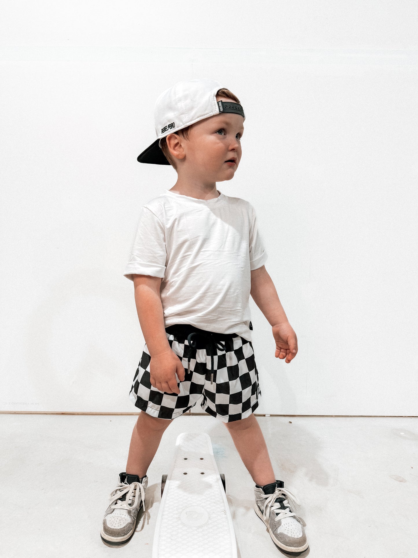 CHECKERED • HYBRID SHORTS