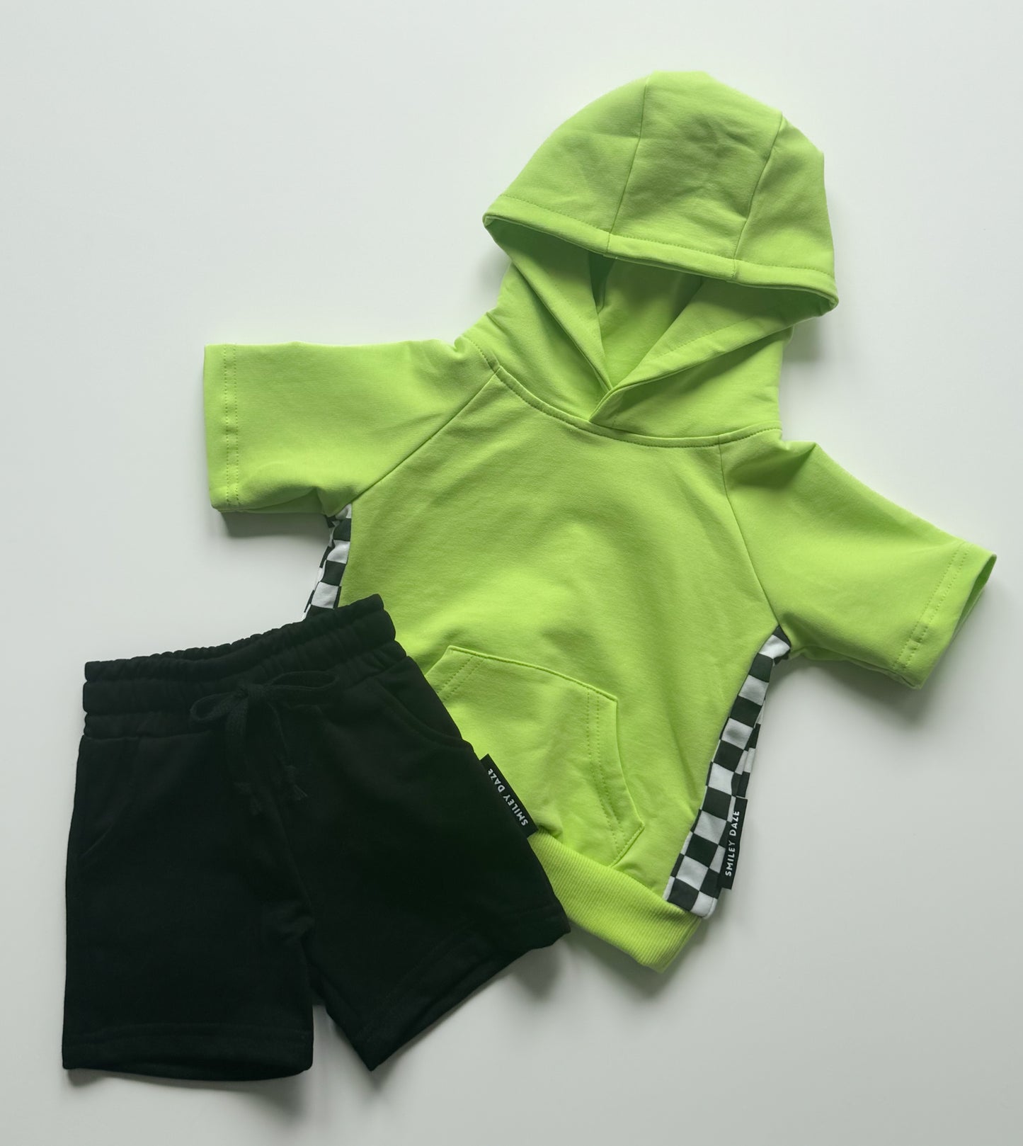 ELECTRIC CHECKS • HOODED TOP