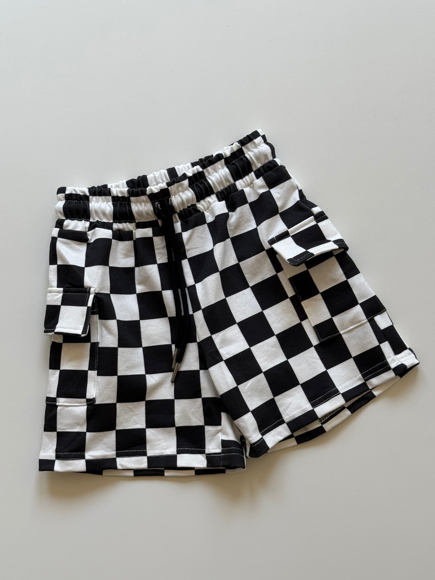 CHECKERED • CARGO SHORTS