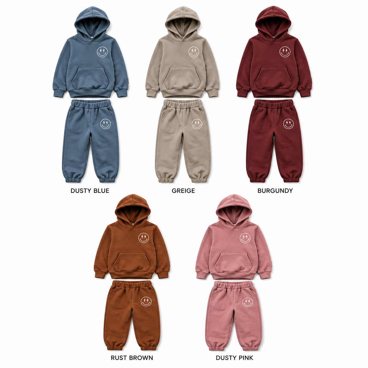 PRE-ORDER | STAY COZY • SMILEY SWEATSUIT
