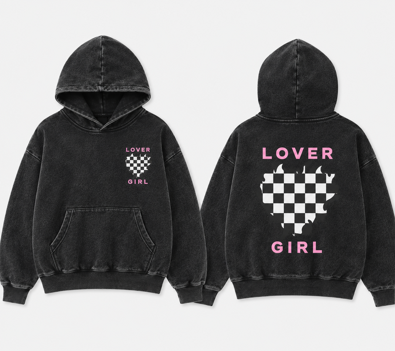 PRE-ORDER - LOVER GIRL • VINTAGE WASH • HOODIE