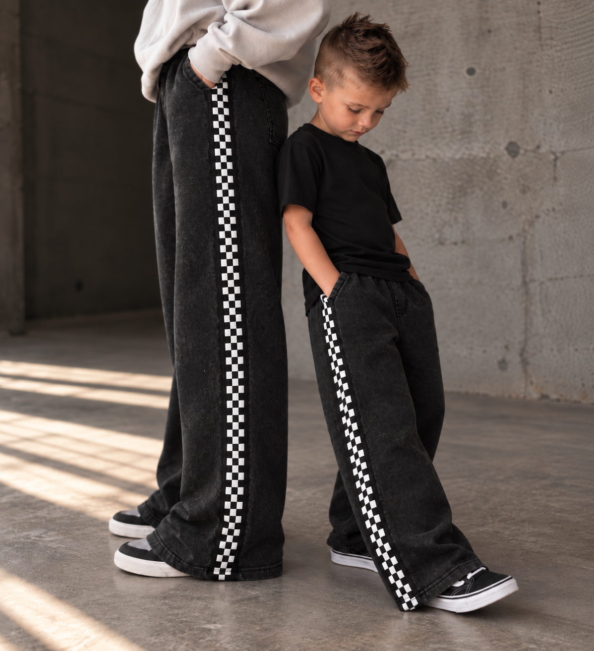 SIDE CHECK • VINTAGE WASH  • SWEATPANTS