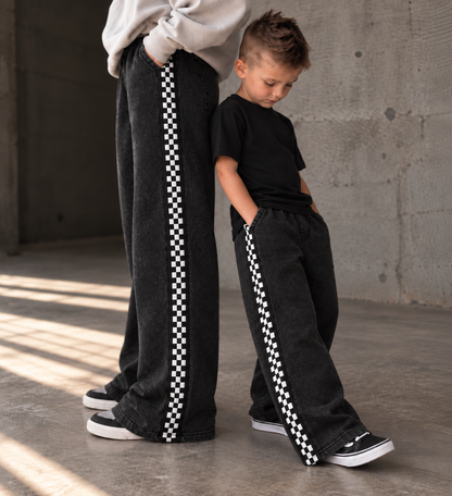 SIDE CHECK • VINTAGE WASH  • SWEATPANTS