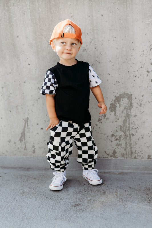 SD CHECKERED • CARGO SWEATPANTS 2.0