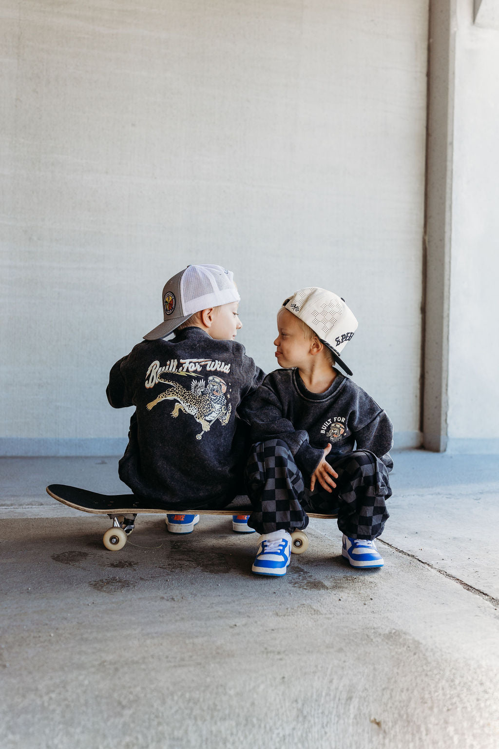 BUILT FOR WILD • VINTAGE WASH • CREWNECK