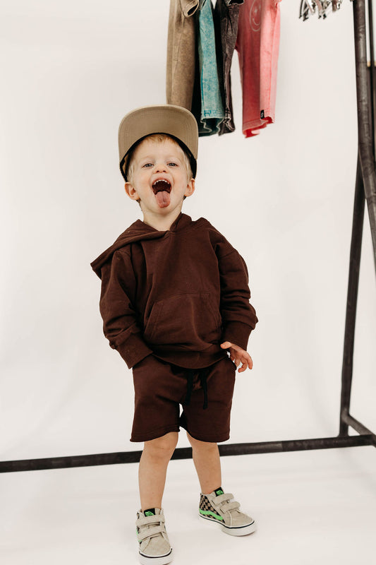 CHOCOLATE • CUT-OFF SHORTS