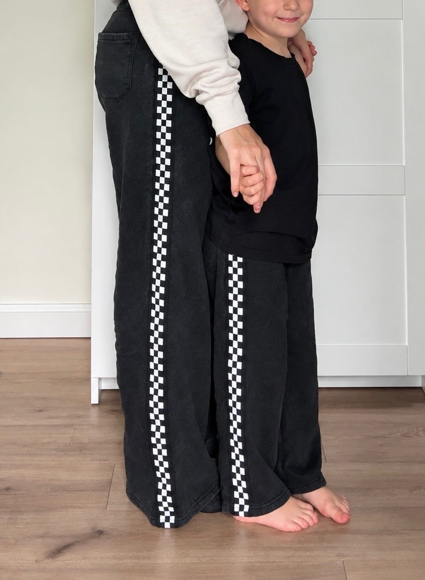 SIDE CHECK • VINTAGE WASH  • SWEATPANTS
