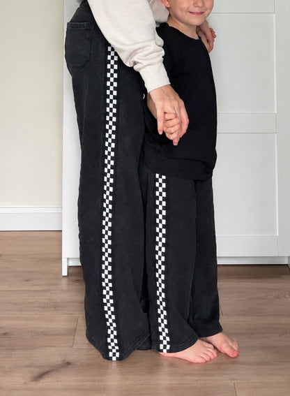 SIDE CHECK • VINTAGE WASH  • SWEATPANTS