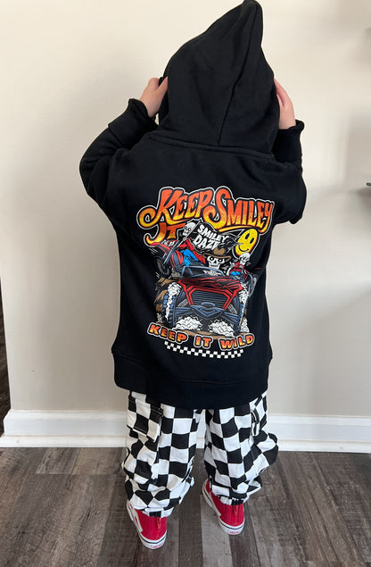 KEEP IT SMILEY • GRAPHIC BAMBOO FLEECE HOODIE