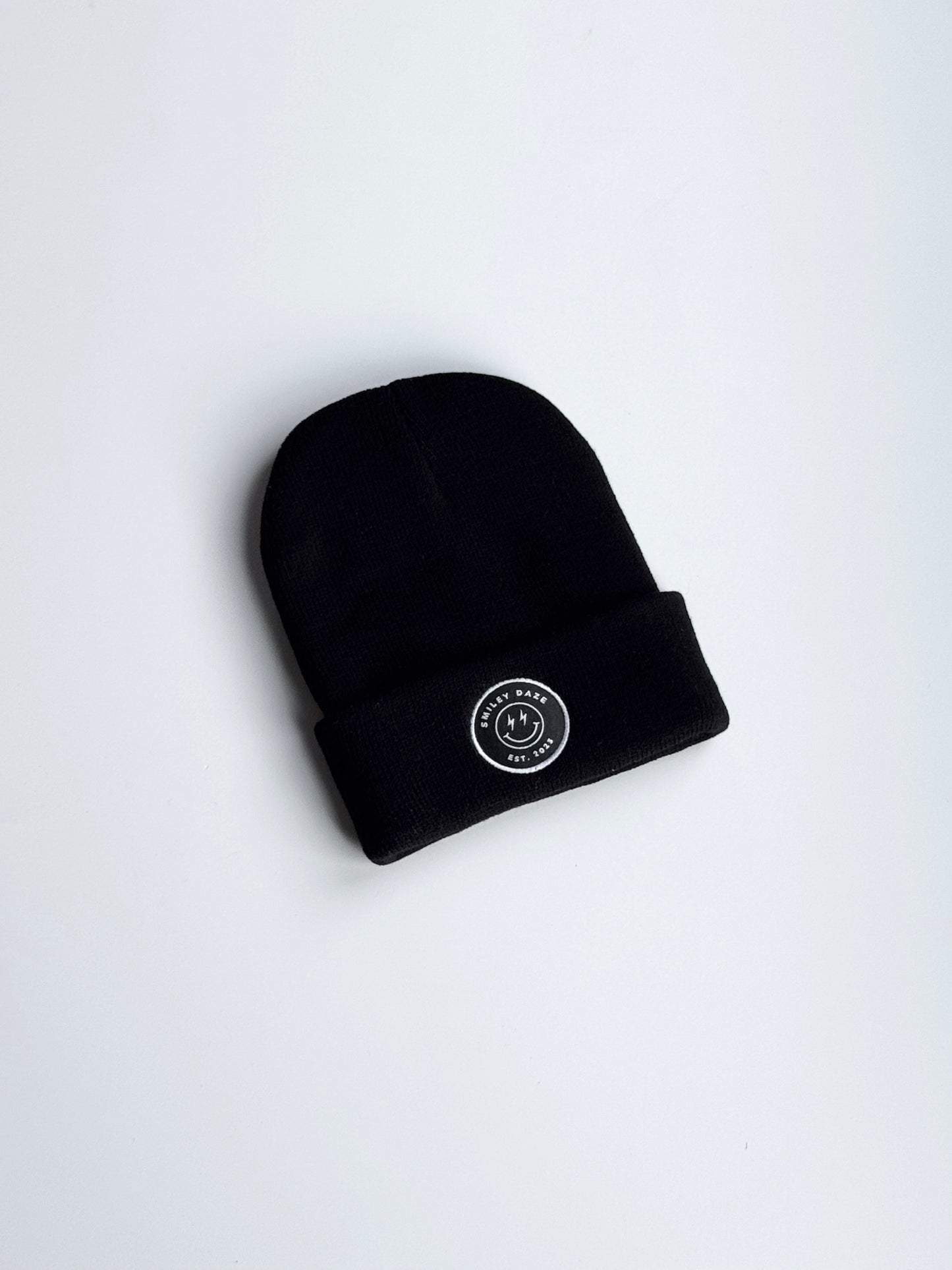 Black Smiley Daze Beanie