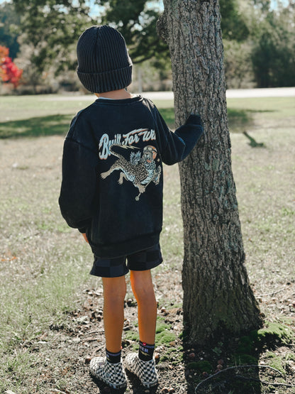 BUILT FOR WILD • VINTAGE WASH • CREWNECK