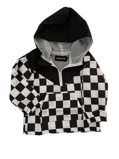 CHECKERED • HALF-ZIP • WINDBREAKER