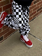 CHECK REMIX FLAME • CARGO JOGGERS