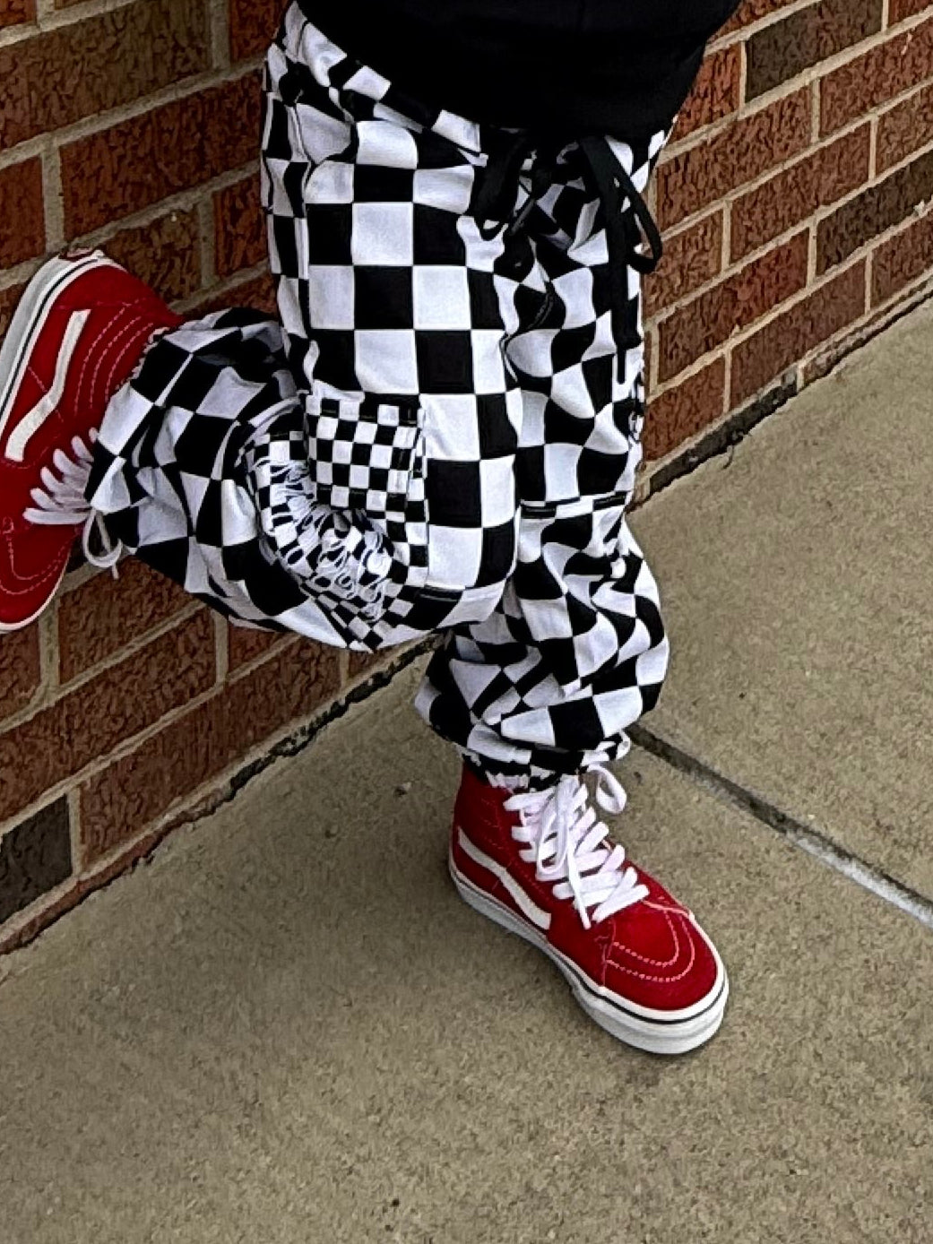 CHECK REMIX FLAME • CARGO JOGGERS