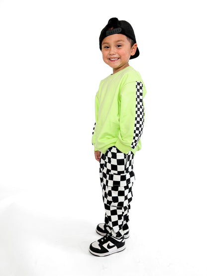 SD CHECKERED • CARGO SWEATPANTS 2.0