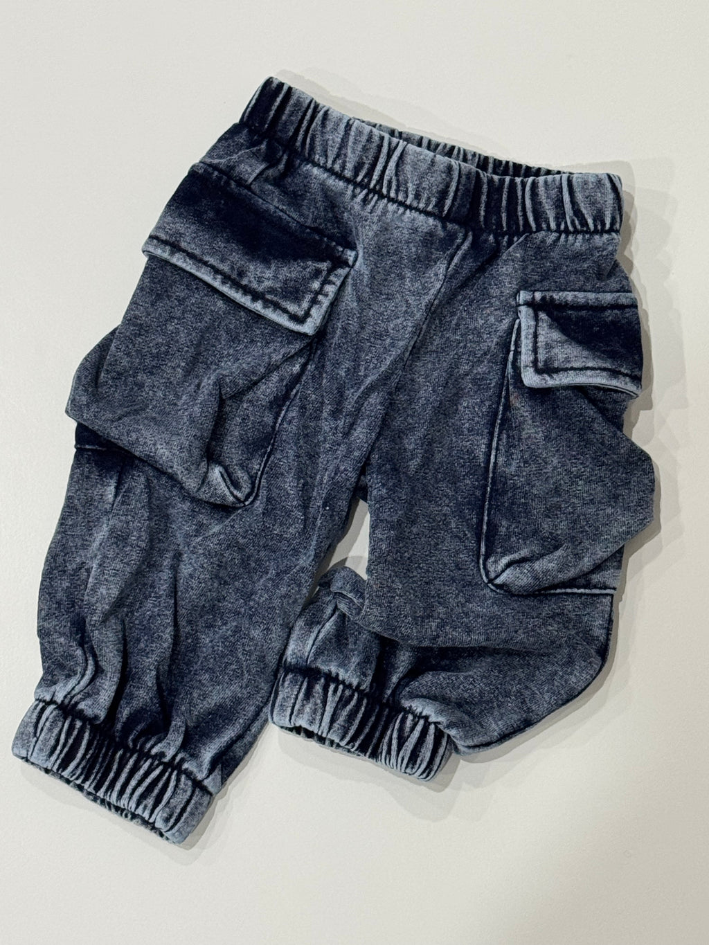 PRE-ORDER • Denim Wash • Cargo Sweatpants