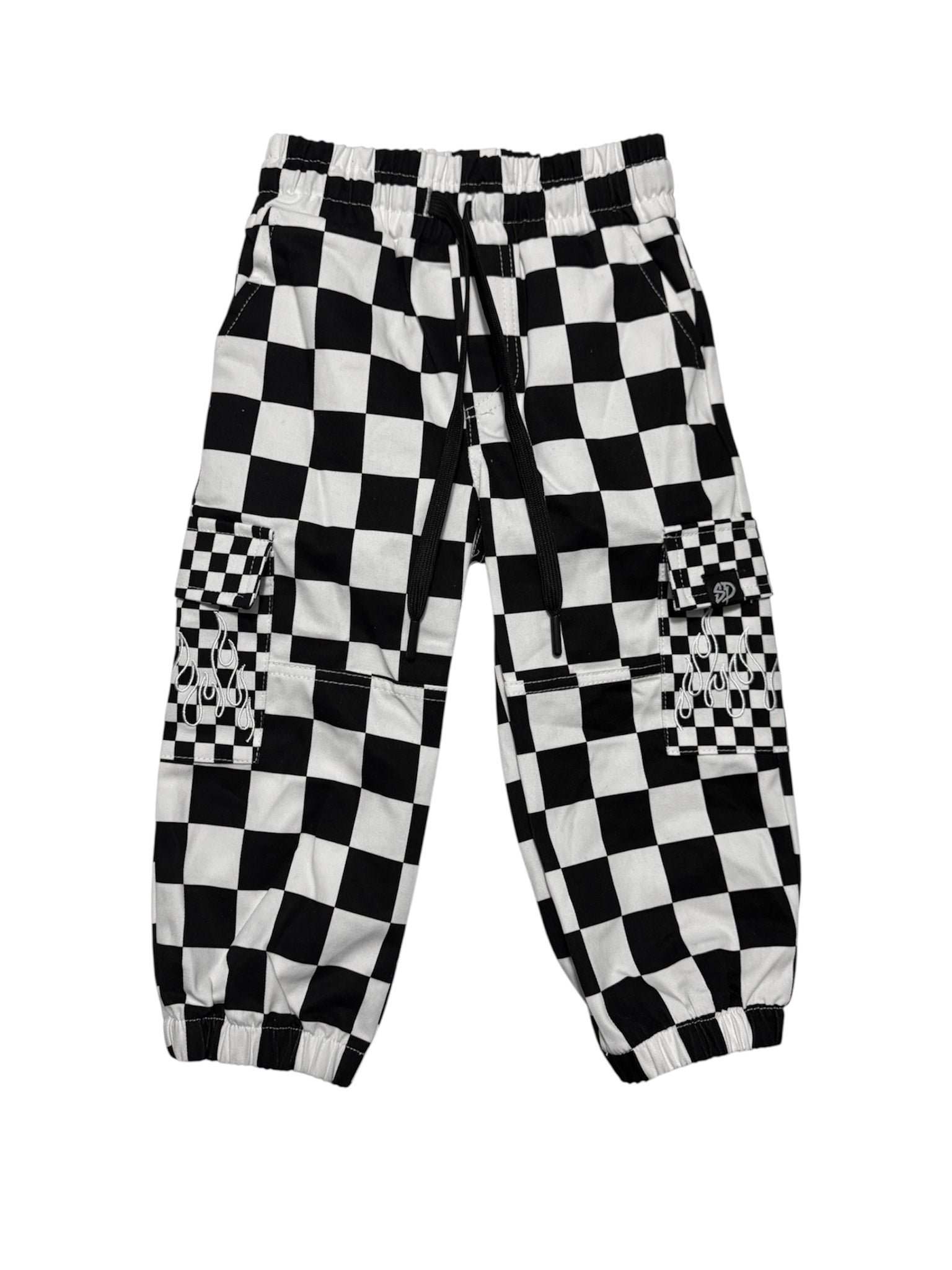 CHECK REMIX FLAME • CARGO JOGGERS