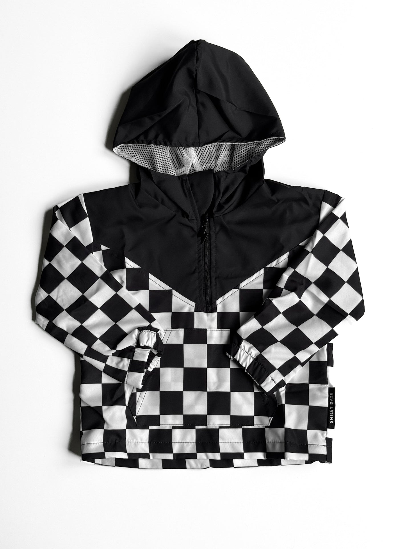 CHECKERED • HALF-ZIP • WINDBREAKER