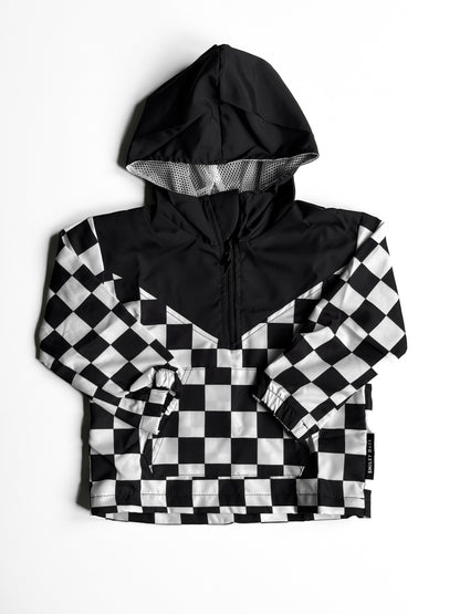 CHECKERED • HALF-ZIP • WINDBREAKER
