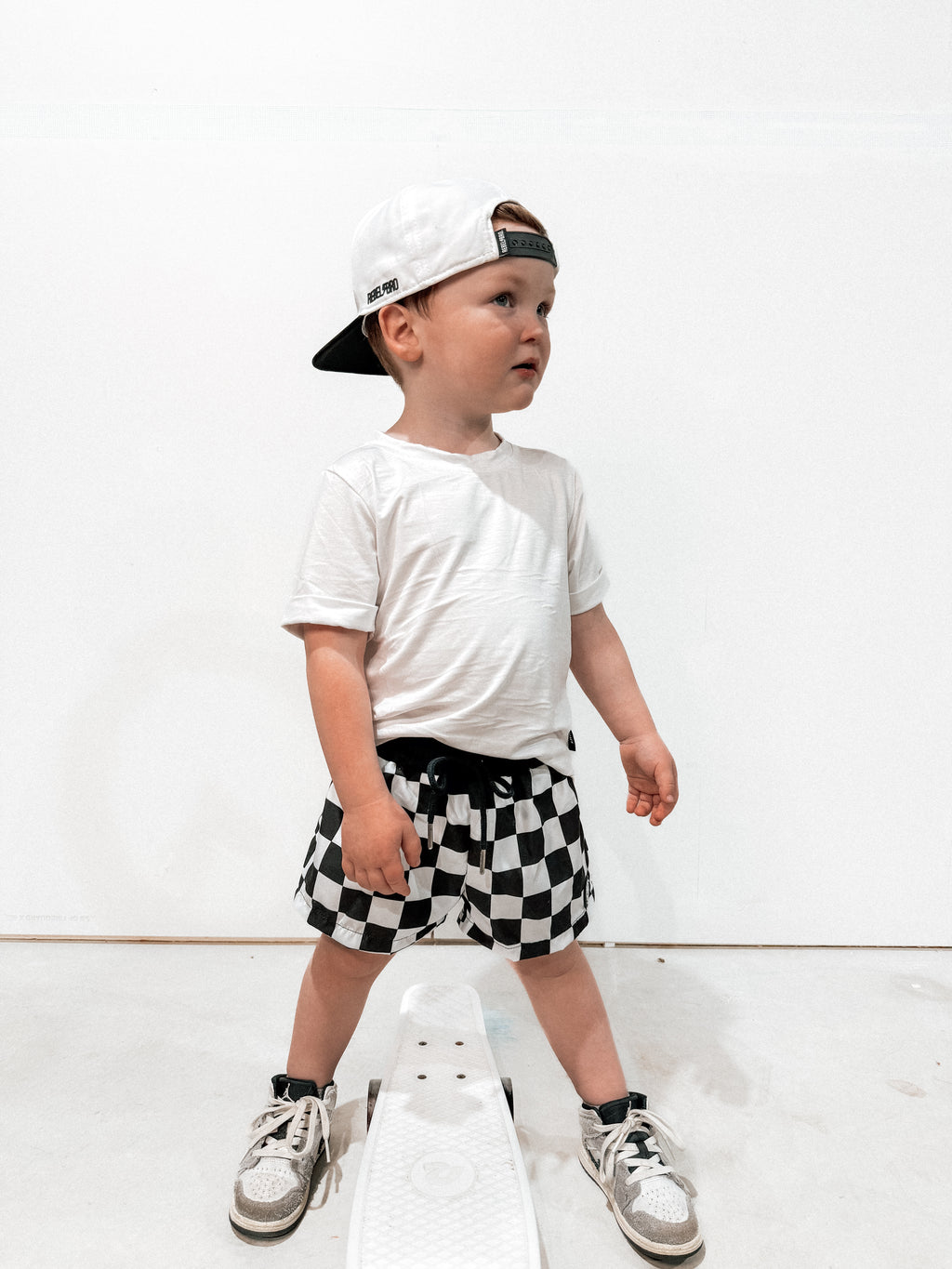 CHECKERED • HYBRID SHORTS