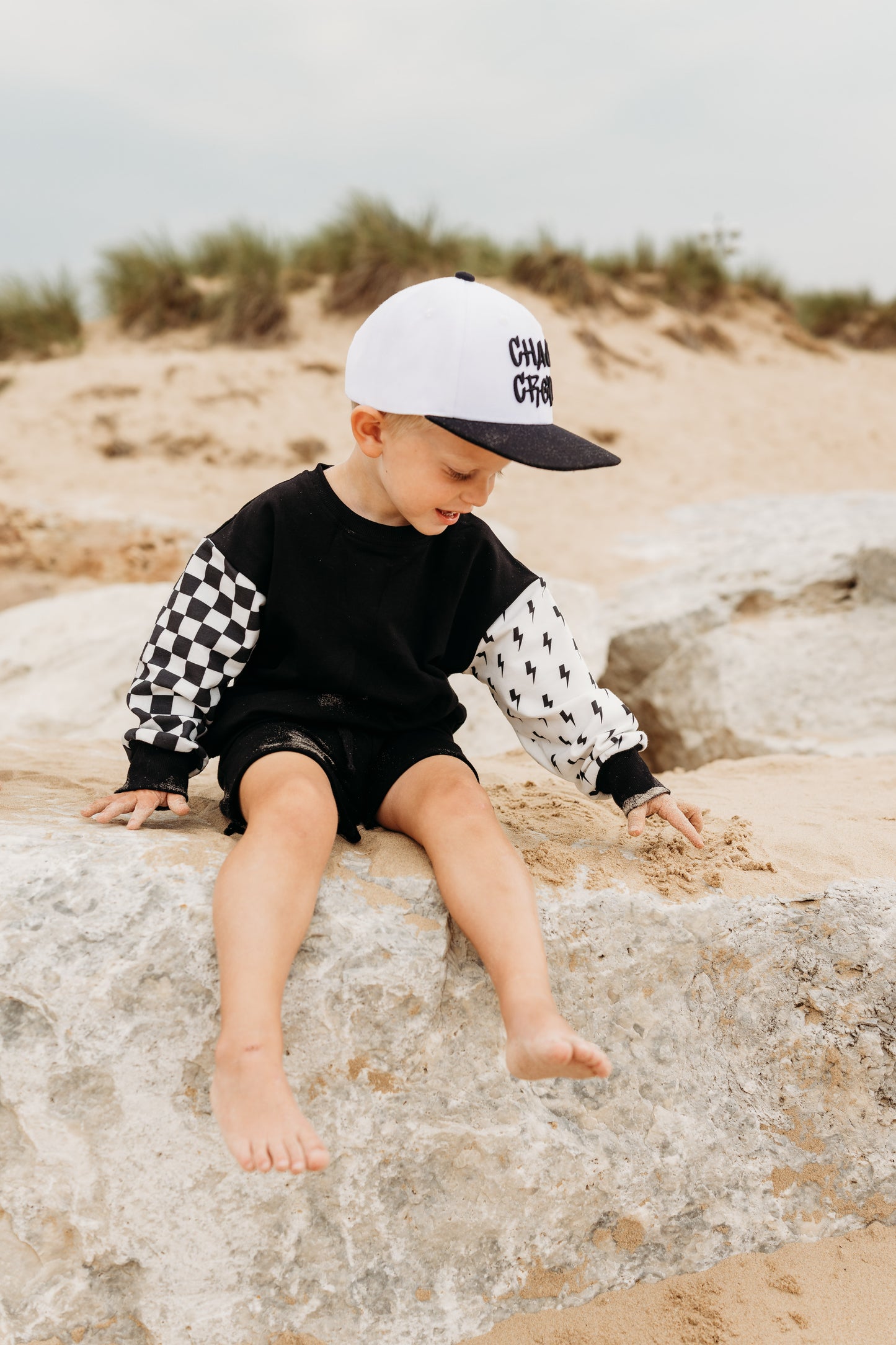 RAD • CREWNECK • CHECKERED + BOLTS