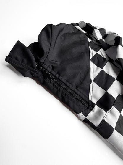 CHECKERED • HALF-ZIP • WINDBREAKER