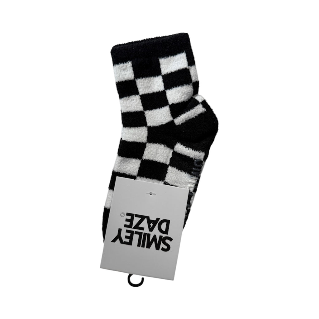CHECKS • FUZZY SOCKS