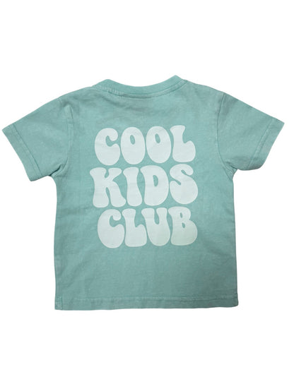 COOL KIDS CLUB • MINT ACID WASH TEE