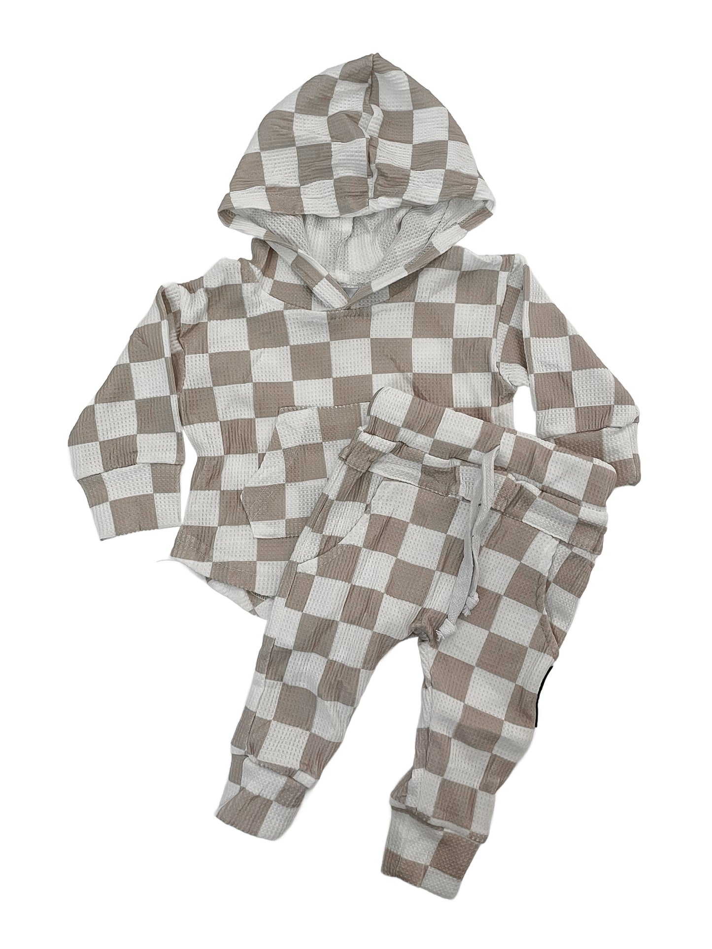 CHECKERED • WAFFLE • 2 PIECE SET