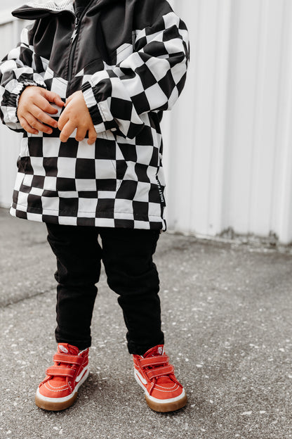CHECKERED • HALF-ZIP • WINDBREAKER