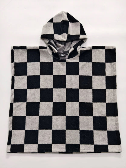 DRY DAZE AHEAD • CHECKERED HOODED TOWEL