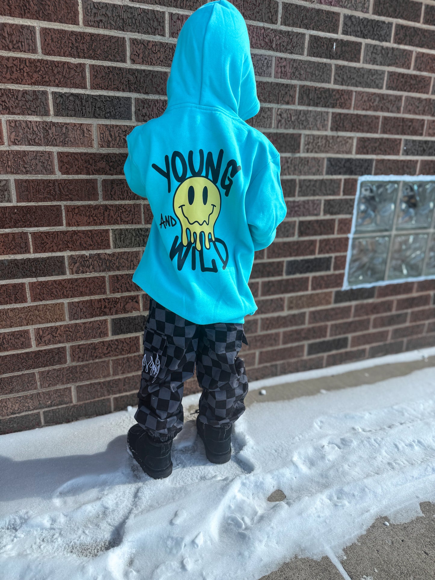 YOUNG & WILD • GRAPHIC BAMBOO FLEECE HOODIE