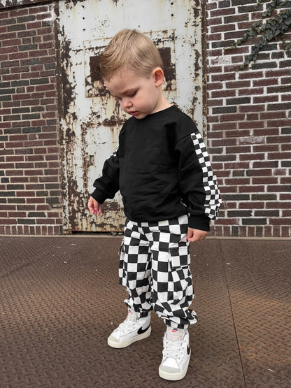 SD CHECKERED • CARGO SWEATPANTS 2.0