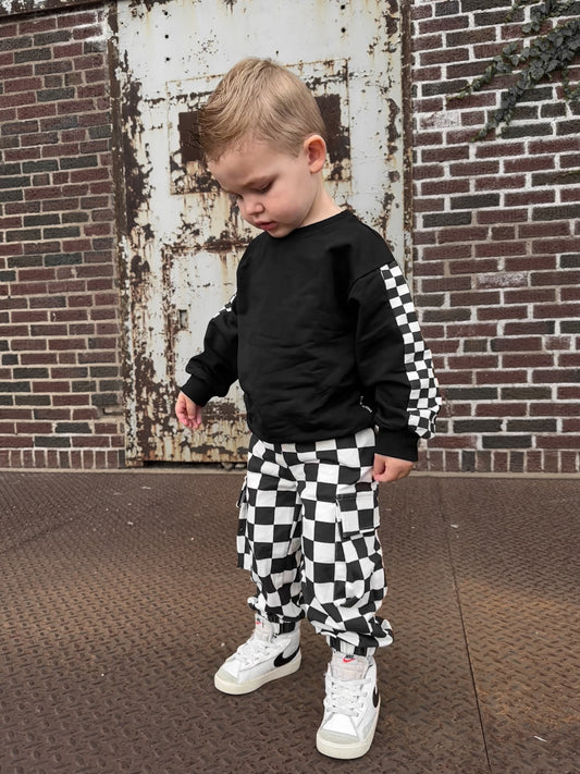 SD CHECKERED • CARGO SWEATPANTS 2.0