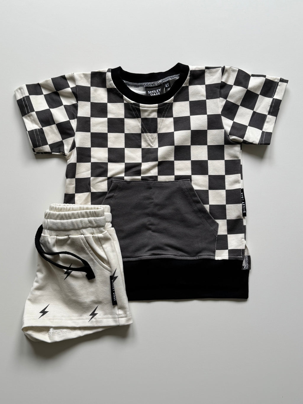 CHECKERED COLOR BLOCK • TOP
