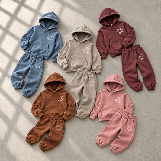 PRE-ORDER | STAY COZY • SMILEY SWEATSUIT
