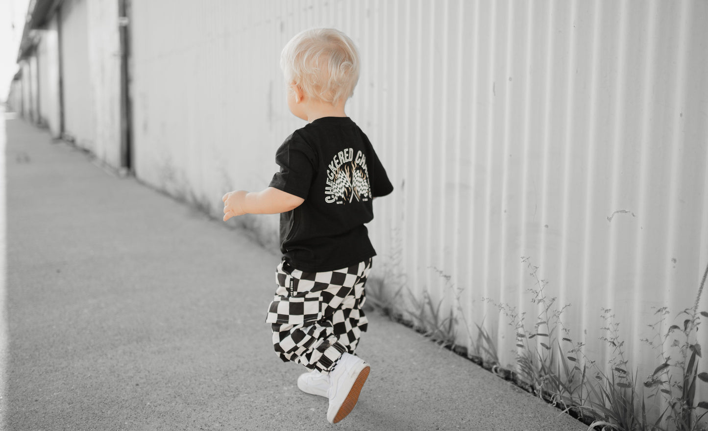 CHECKERED CHASER • BAMBOO TEE