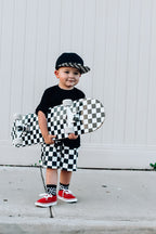 CHECKERED • CARGO SHORTS