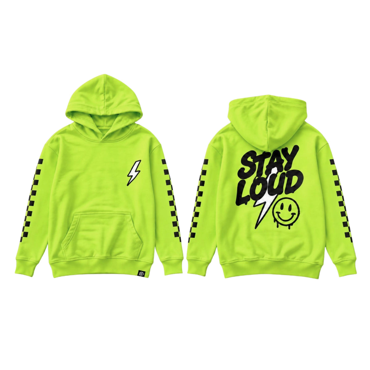 STAY LOUD • CHECKS • BAMBOO FLEECE HOODIE