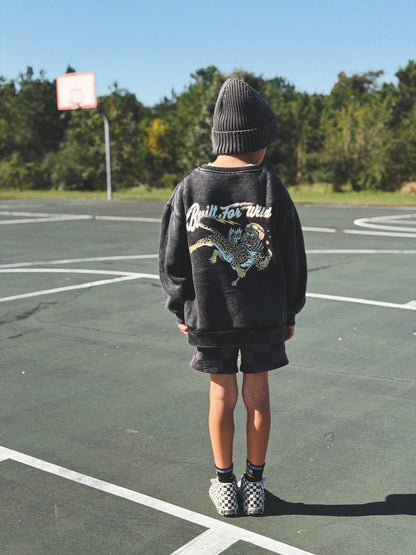 BUILT FOR WILD • VINTAGE WASH • CREWNECK