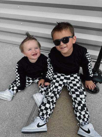 SD CHECKERED • CARGO SWEATPANTS 2.0