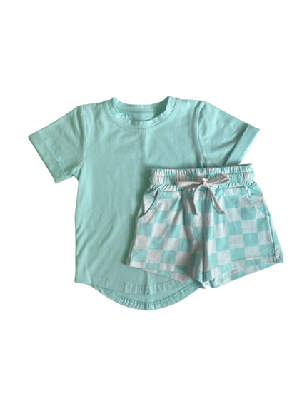 PRE-ORDER • OCEAN • CHECKERED SET