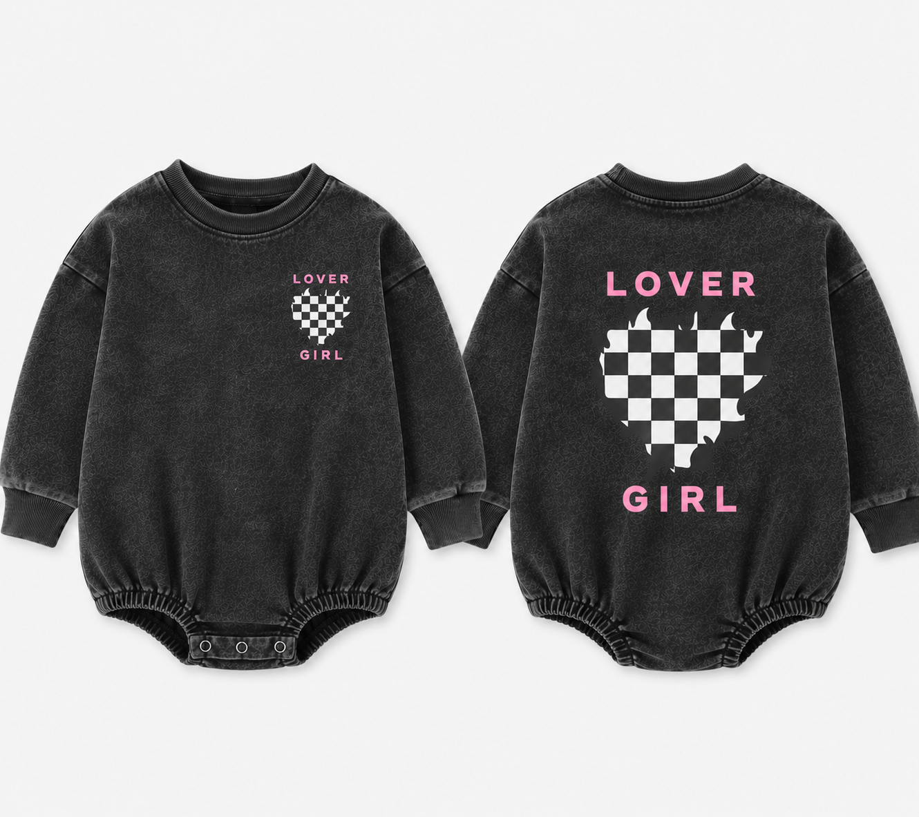 PRE-ORDER - LOVER GIRL • VINTAGE WASH • ROMPER