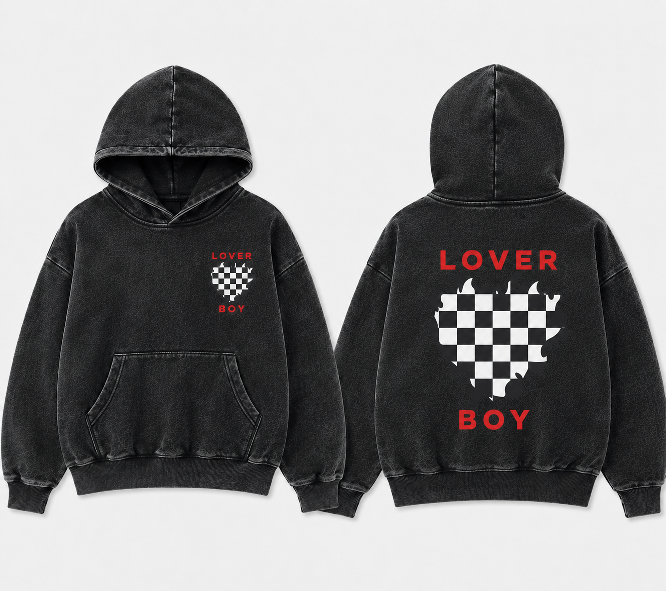 PRE-ORDER - LOVER BOY • VINTAGE WASH • HOODIE