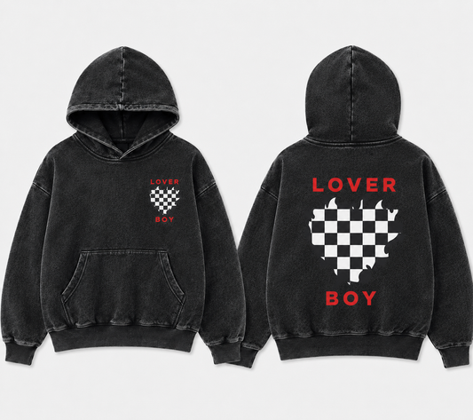 PRE-ORDER - LOVER BOY • VINTAGE WASH • HOODIE