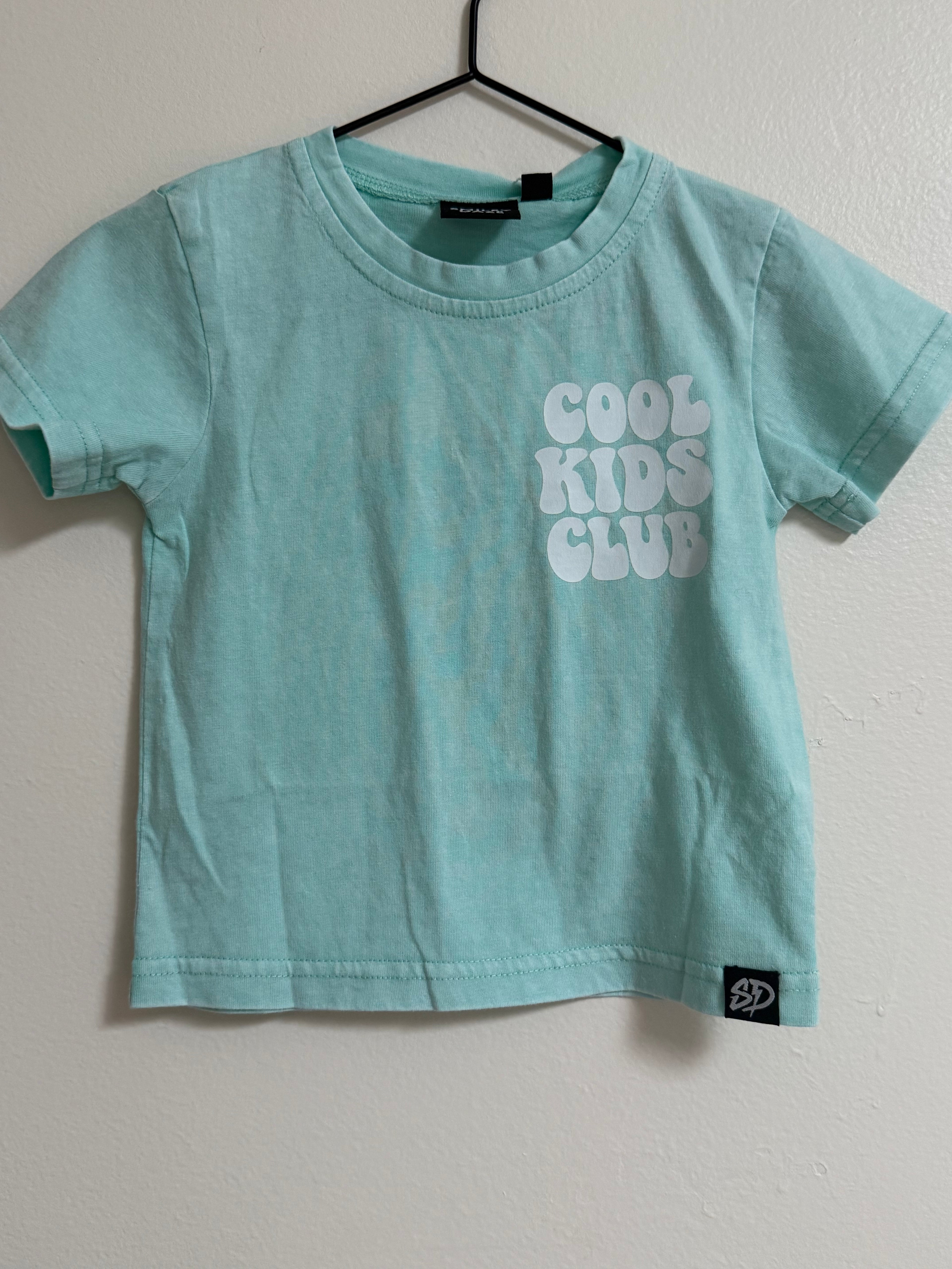COOL KIDS CLUB • MINT ACID WASH TEE