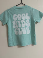 COOL KIDS CLUB • MINT ACID WASH TEE