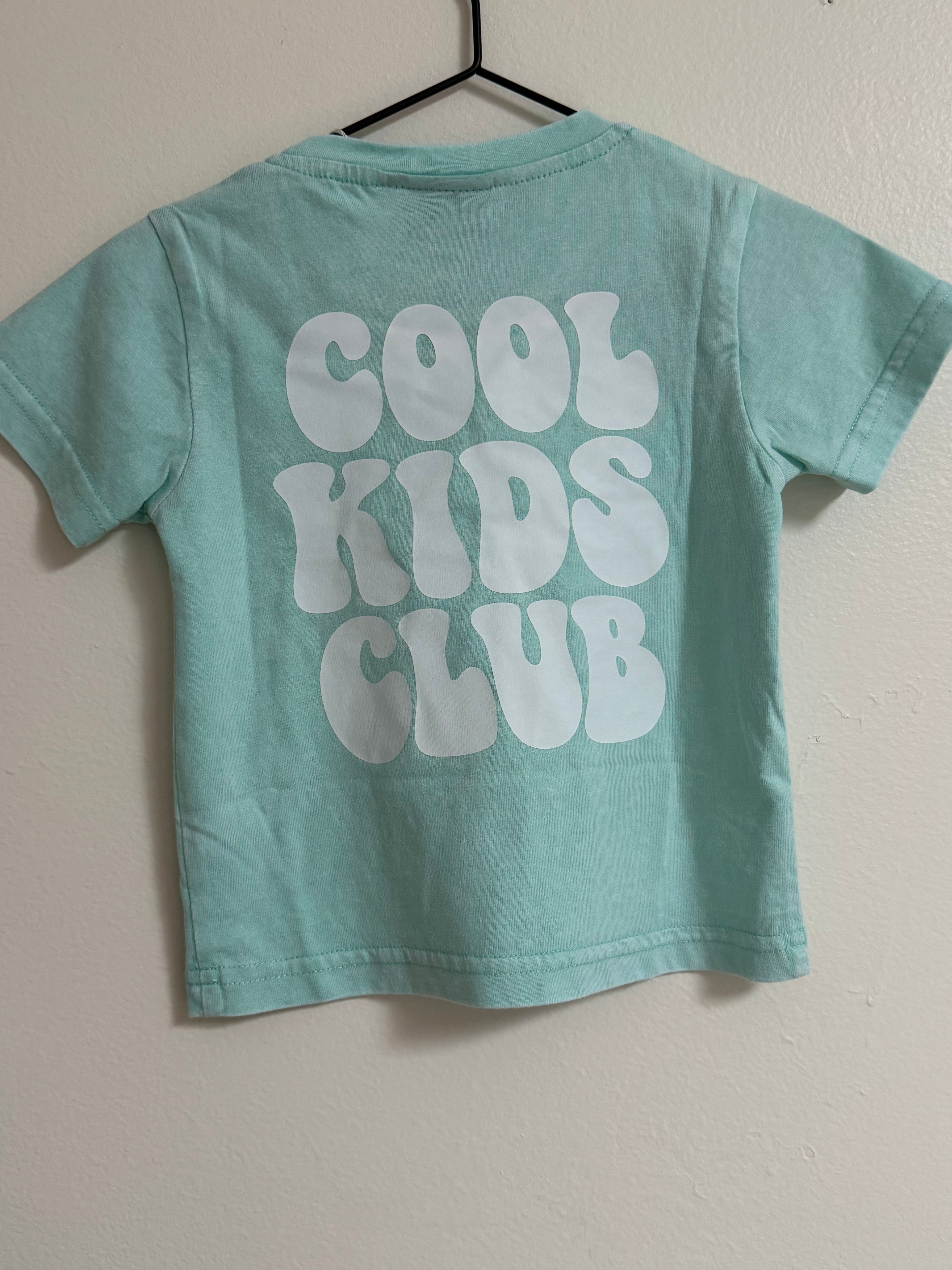 COOL KIDS CLUB • MINT ACID WASH TEE
